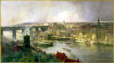 Newcastle upon Tyne da Gateshead, 1895 da Niels Moller Lund